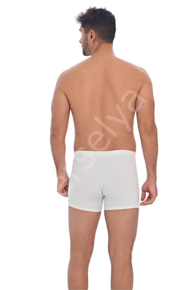 Erkek Pamuklu Geniş Bel Lastikli Klasik Bokser