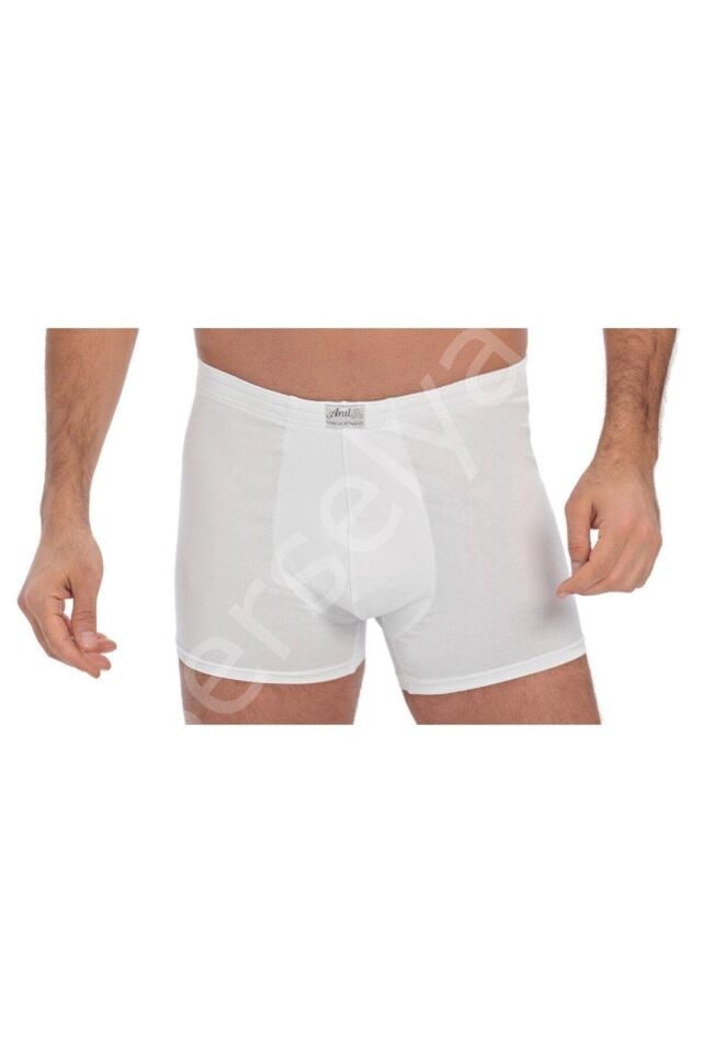 Erkek Pamuklu Geniş Bel Lastikli Klasik Bokser