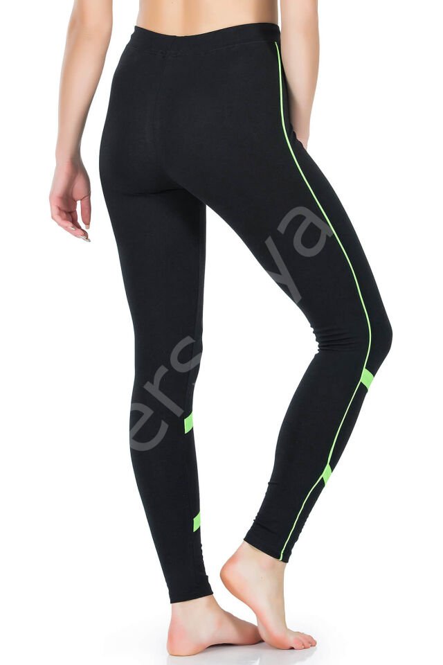 Şeritli Kadın Tayt 0604