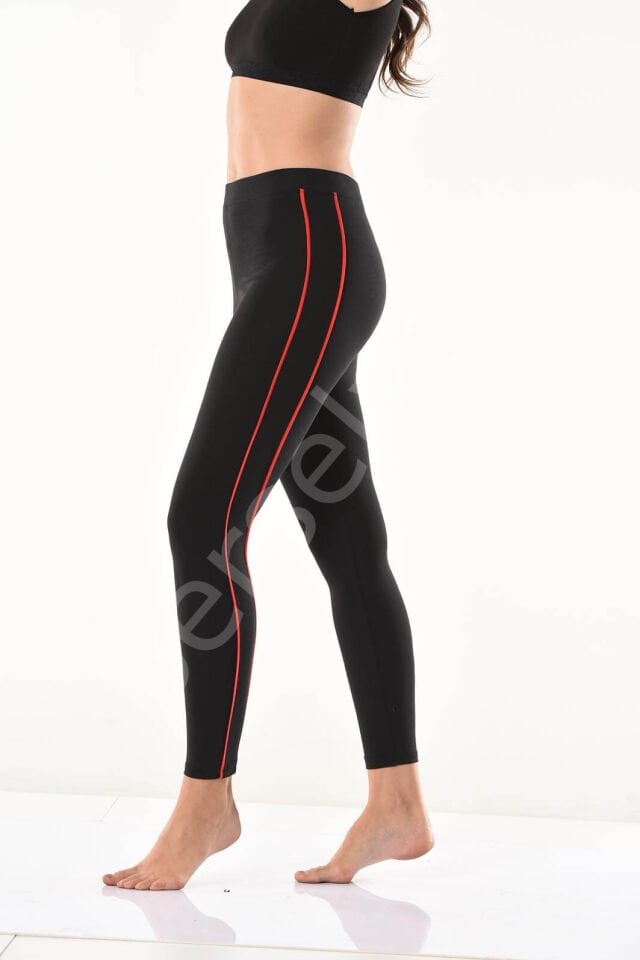 Şeritli Kadın Tayt 0592