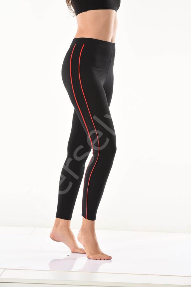 Şeritli Kadın Tayt 0592