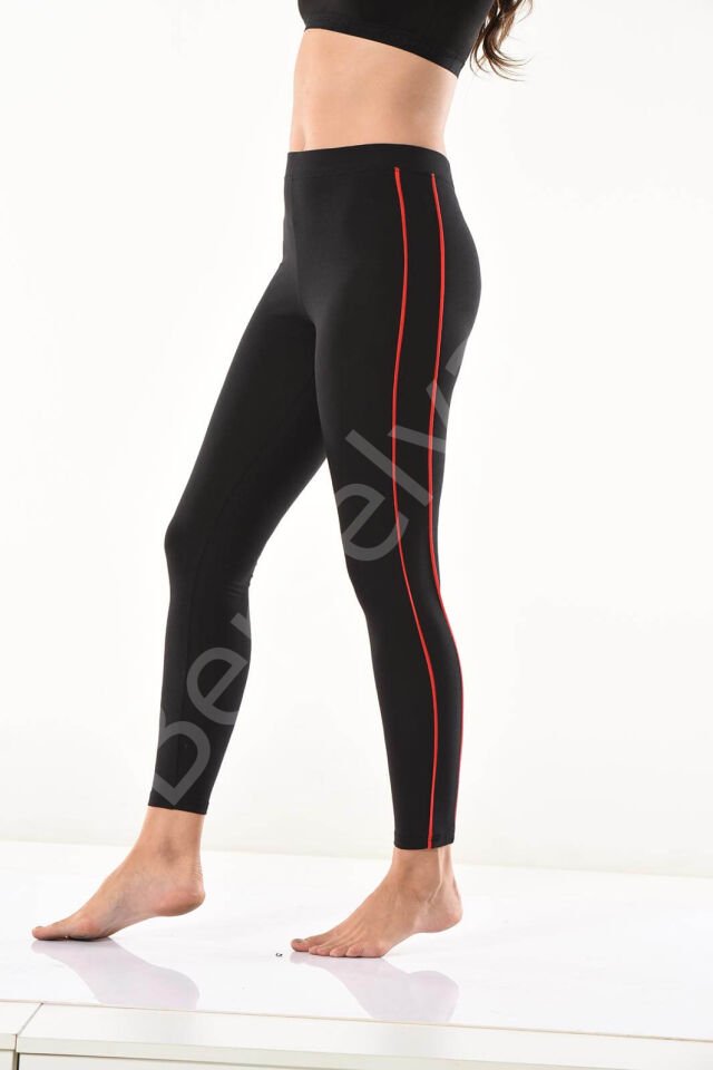 Şeritli Kadın Tayt 0592