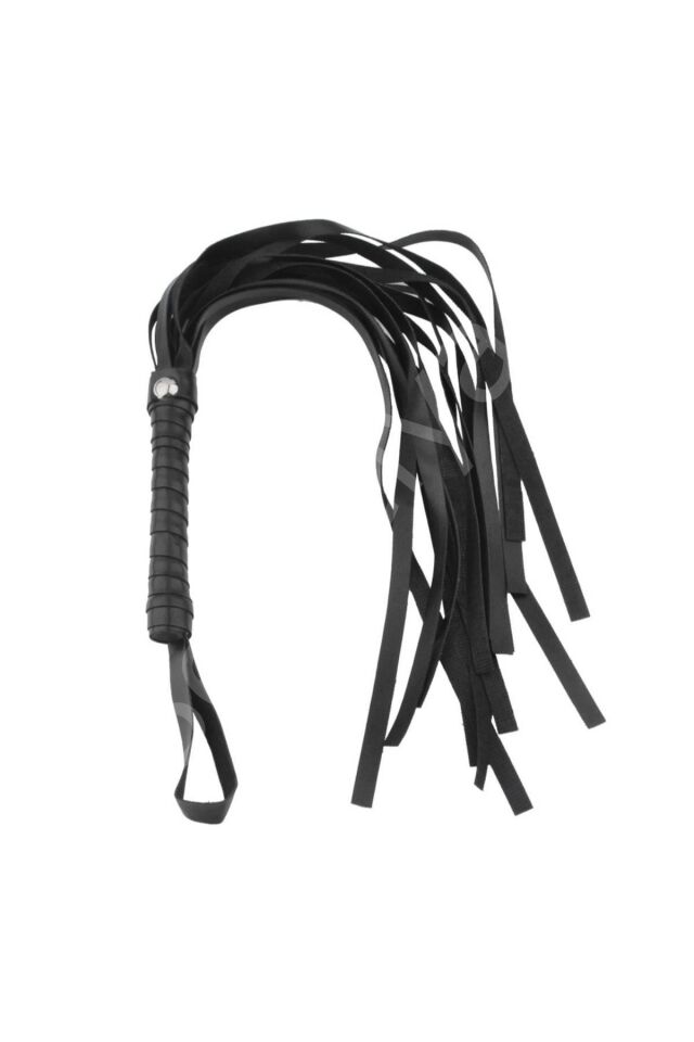 Yumuşak Suni Deriden Yapılmış Püsküllü Harness Kırbaç 008