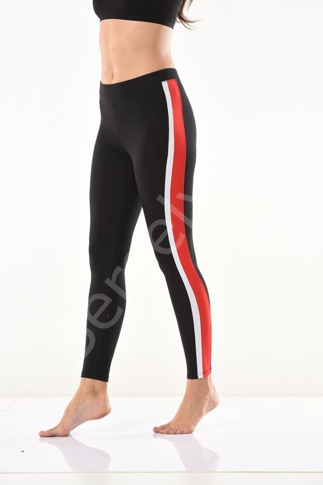 Şeritli Kadın Tayt 0594