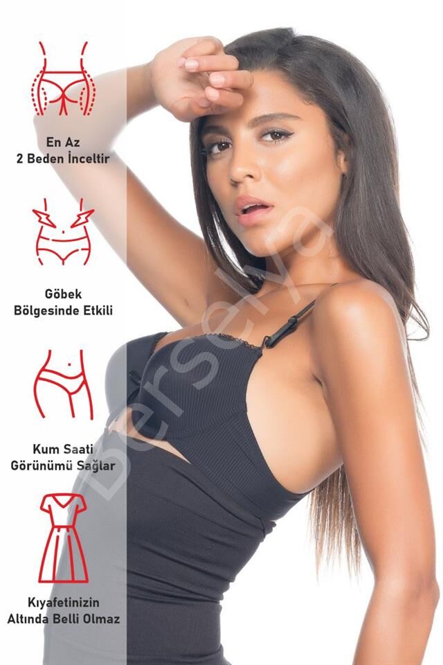 Siyah Emay 2026 Agraflı Korse