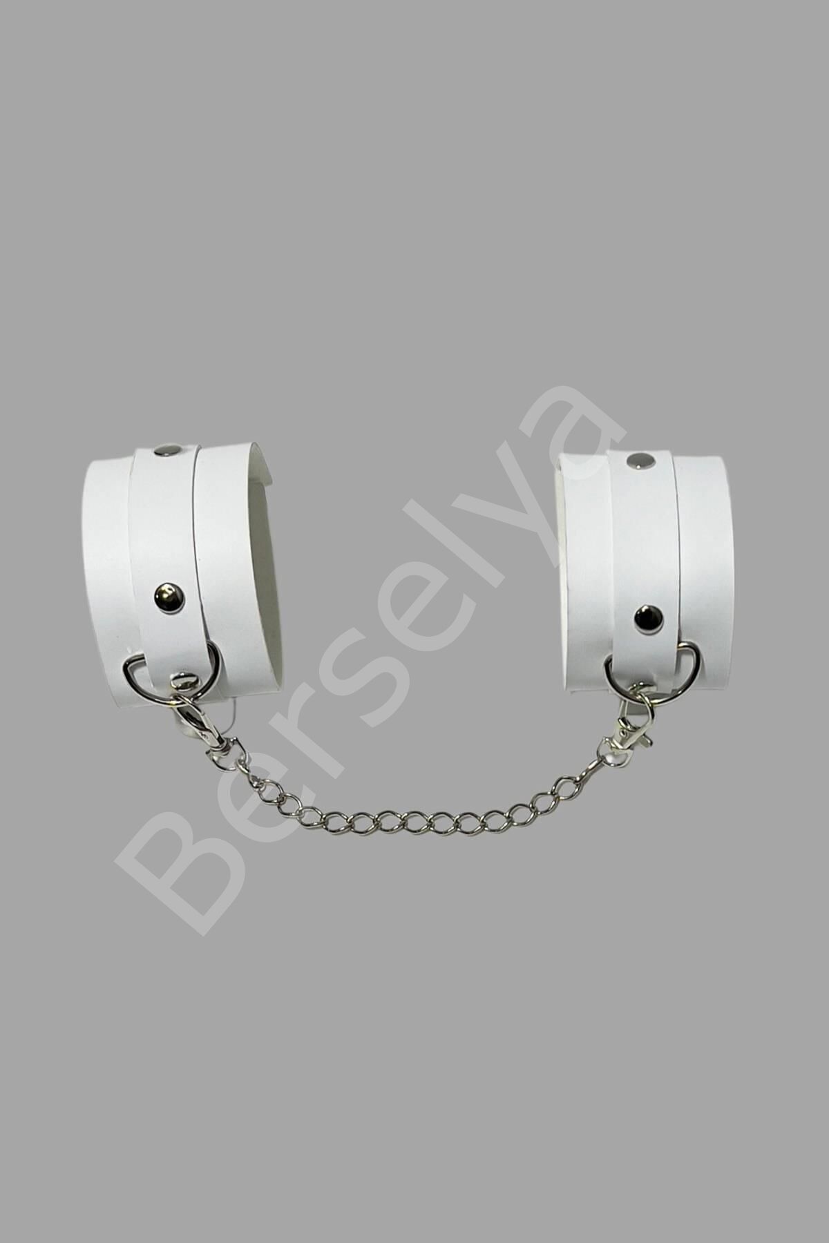 Beyaz Deri Sexi Kelepce 800476