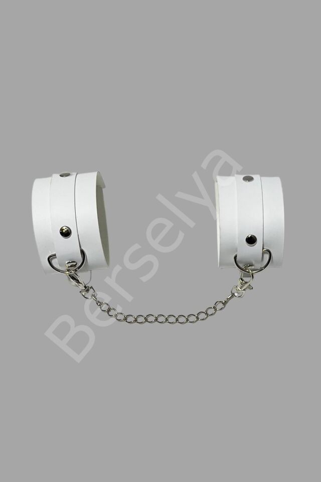 Beyaz Deri Sexi Kelepce 800476