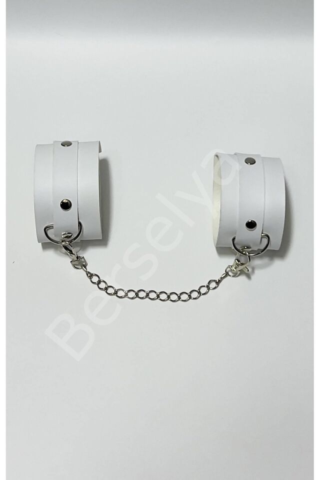 Beyaz Deri Sexi Kelepce 800476