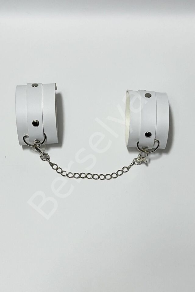 Beyaz Deri Sexi Kelepce 800476