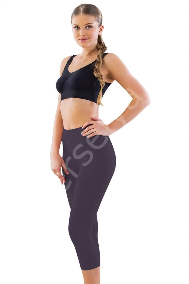 Antrasit Mı Emay 7300 Battal Kapri Tayt