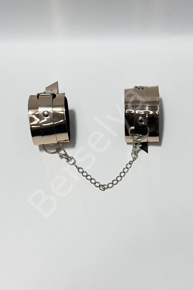Gold Kelepce Deri Sexi Aksesuar 800457