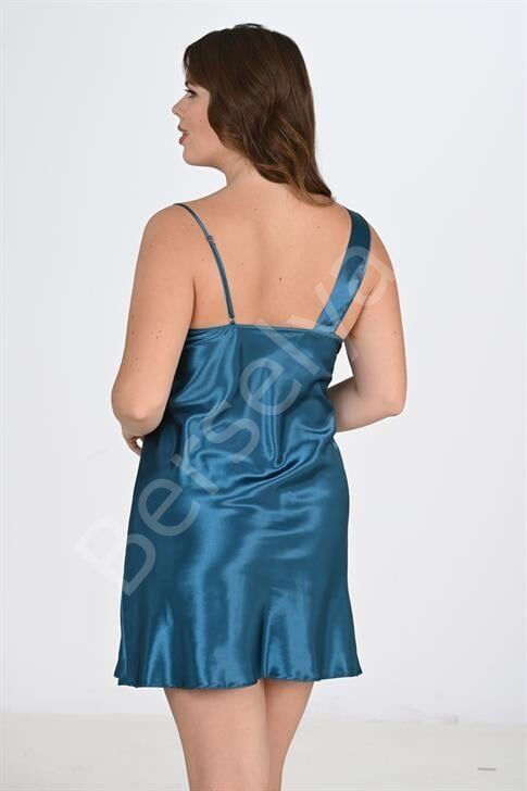 Büyük Beden 2li Petrol Sabahlık Takımı Bigsize 6206