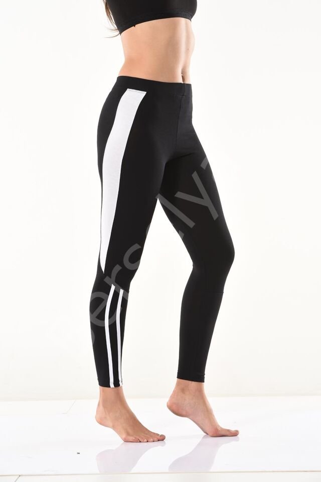 Şeritli Kadın Tayt 0591