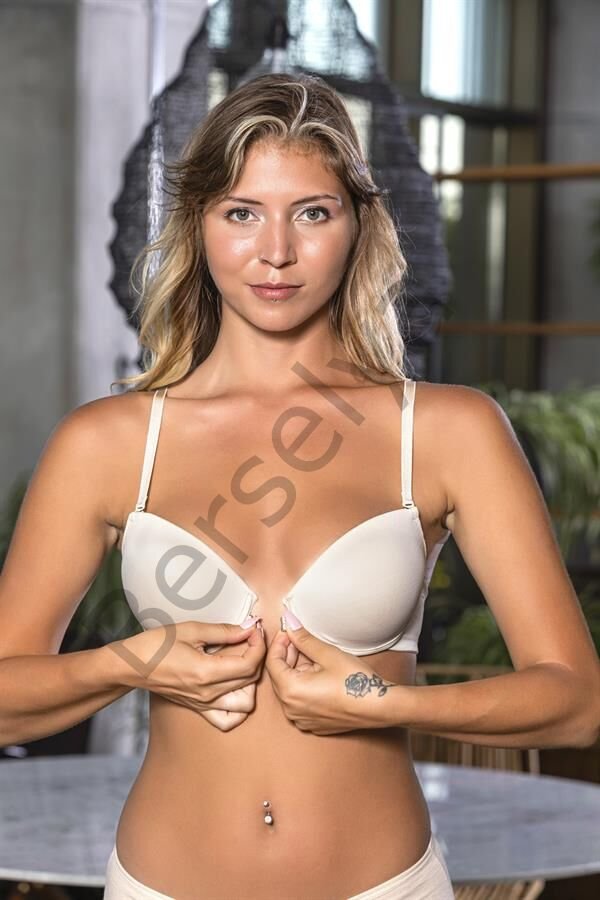 Günlük Kullanıma Uygun Önden Klipsli Sütyen Ten (brf1660)