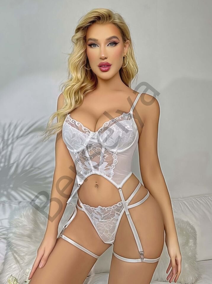 Beyaz Jartiyer Fantezi Takım