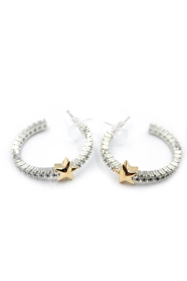 Yıldız Küpe - Gümüş