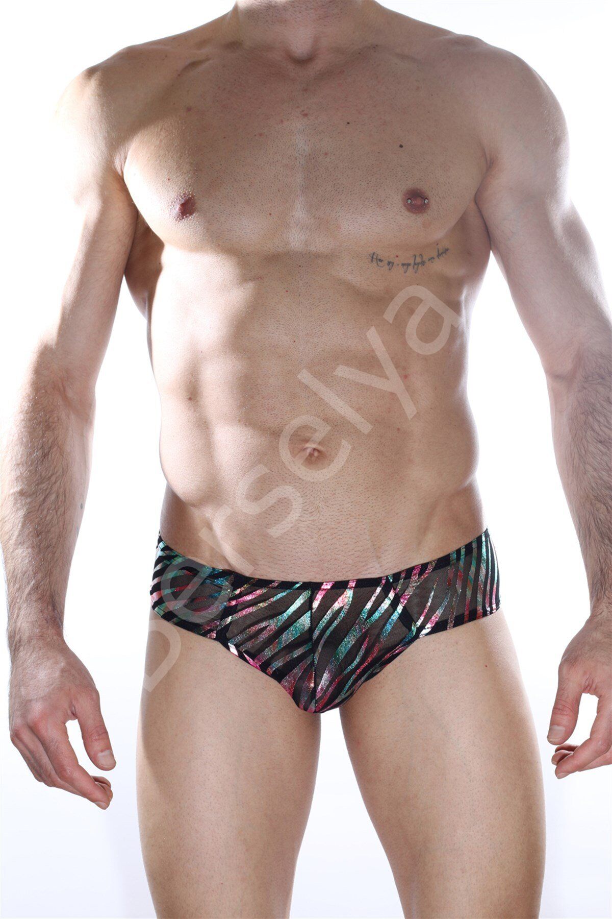 Renkli Transparan Tanga