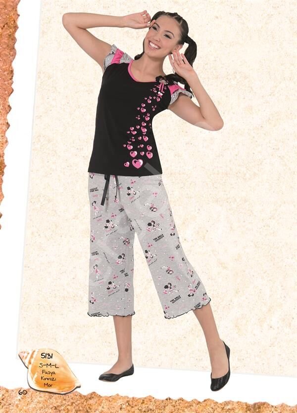 Berrak Bayan Kapri Pijama Takım 5131
