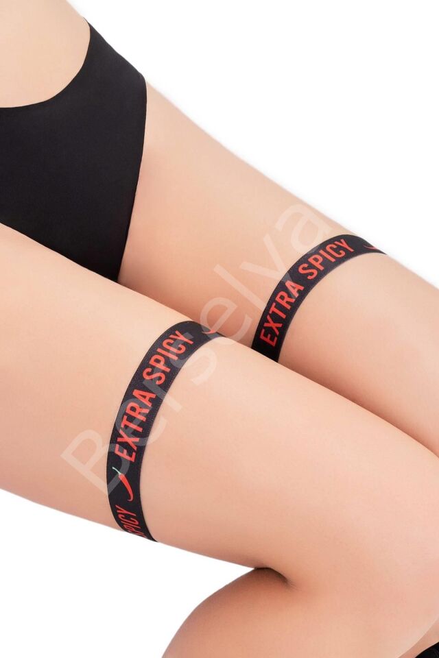 Yazılı Fantezi Bacak Bantı 810830