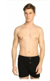 Tutku 0117 Erkek  Penye Düz Boxer