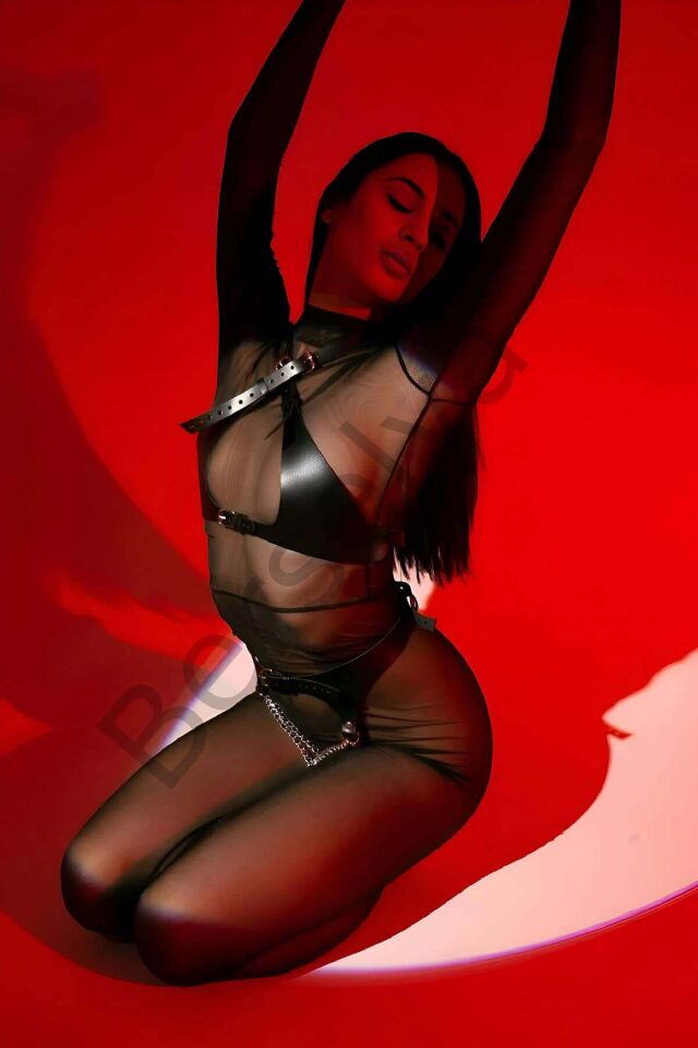 Fantazi Deri Göğüs Kelepçe Ve Bel Harness Takım - Brf885