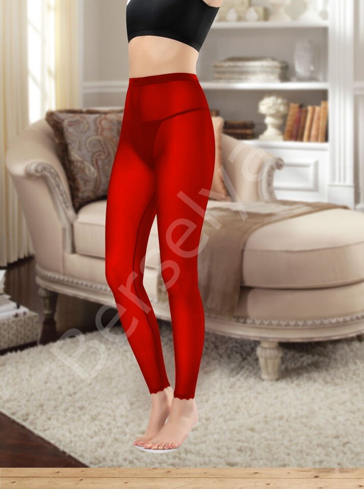 Uzun Transparan Kadın Tayt 479k