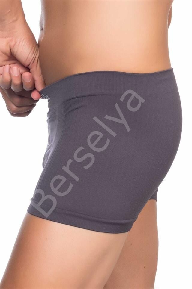 Antrasit Emay 2102 Soft Erkek  Boxer