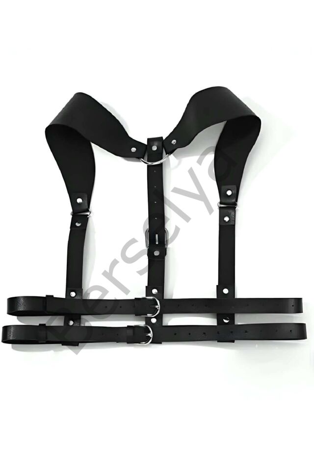 Omuzdan Askılı Ayarlanabilir Şık Deri Kemer - Brf966