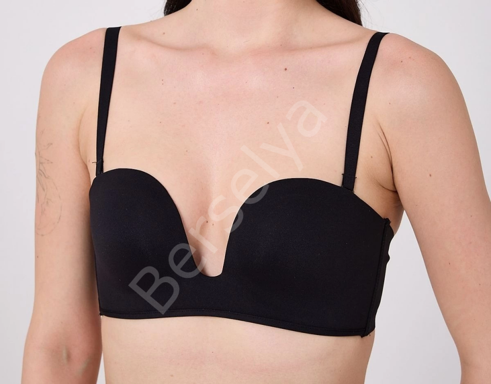 Freshness Msf05 Destekli V Dekolte Lazer Kesim Sütyen