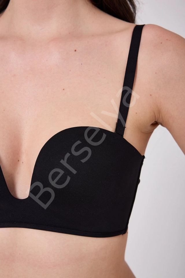 Freshness Msf05 Destekli V Dekolte Lazer Kesim Sütyen