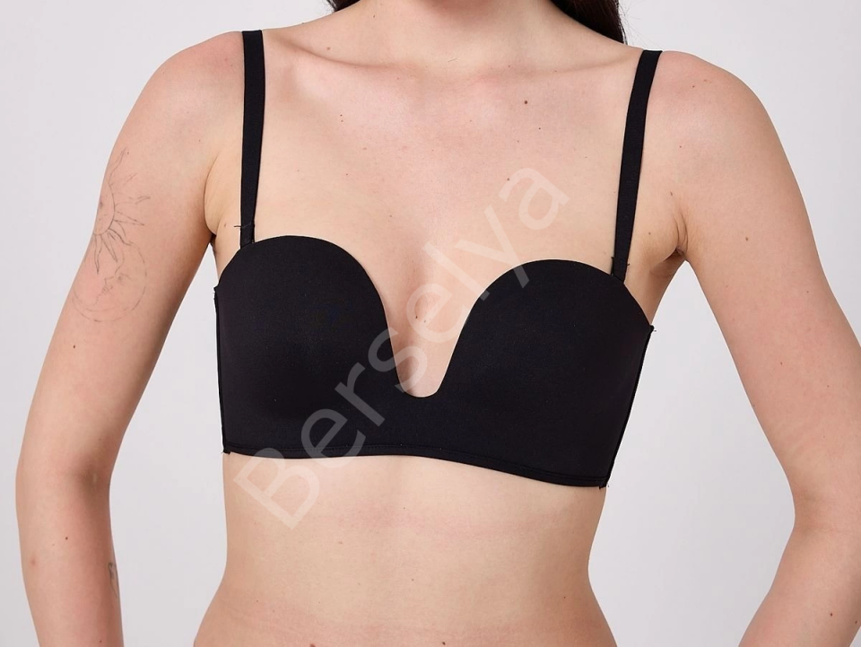 Freshness Msf05 Destekli V Dekolte Lazer Kesim Sütyen