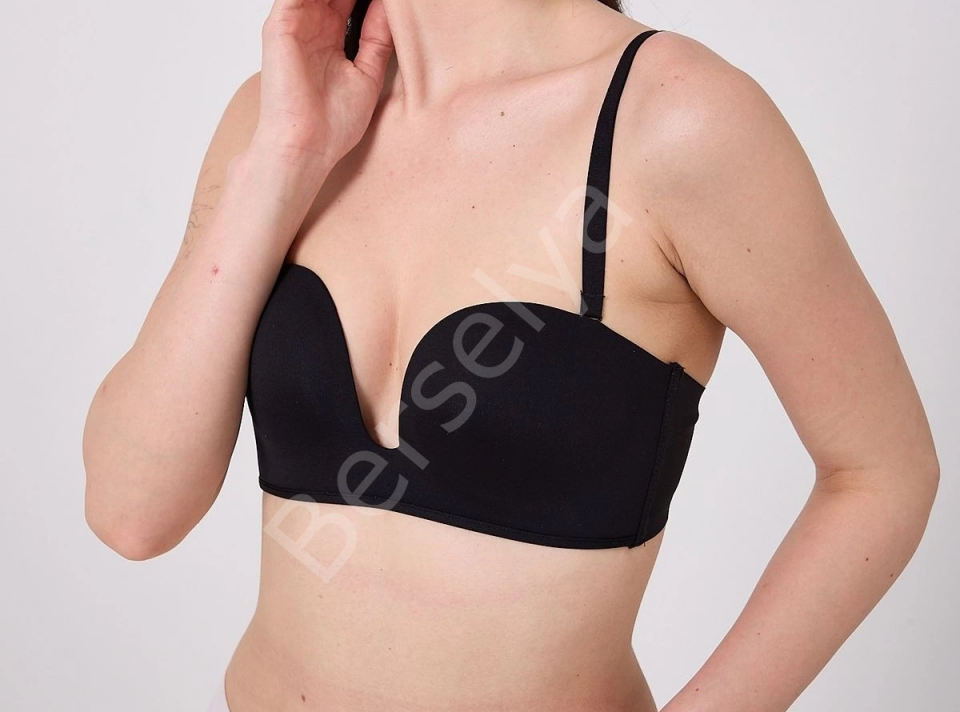 Freshness Msf05 Destekli V Dekolte Lazer Kesim Sütyen