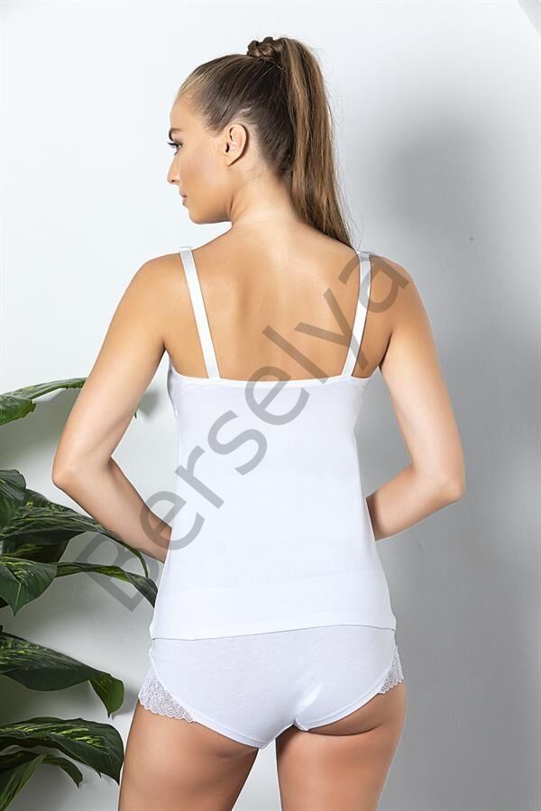 Pamuklu Emzirme Atleti Beyaz (brf11786)