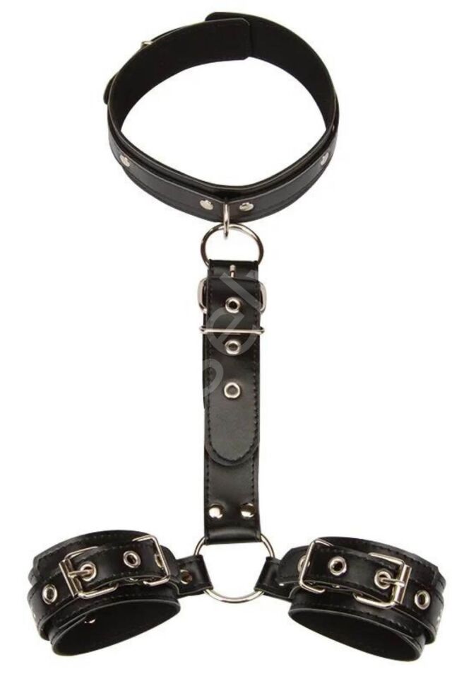 Siyah Boyundan Bağlamalı Esaret Seti Gd-8028s