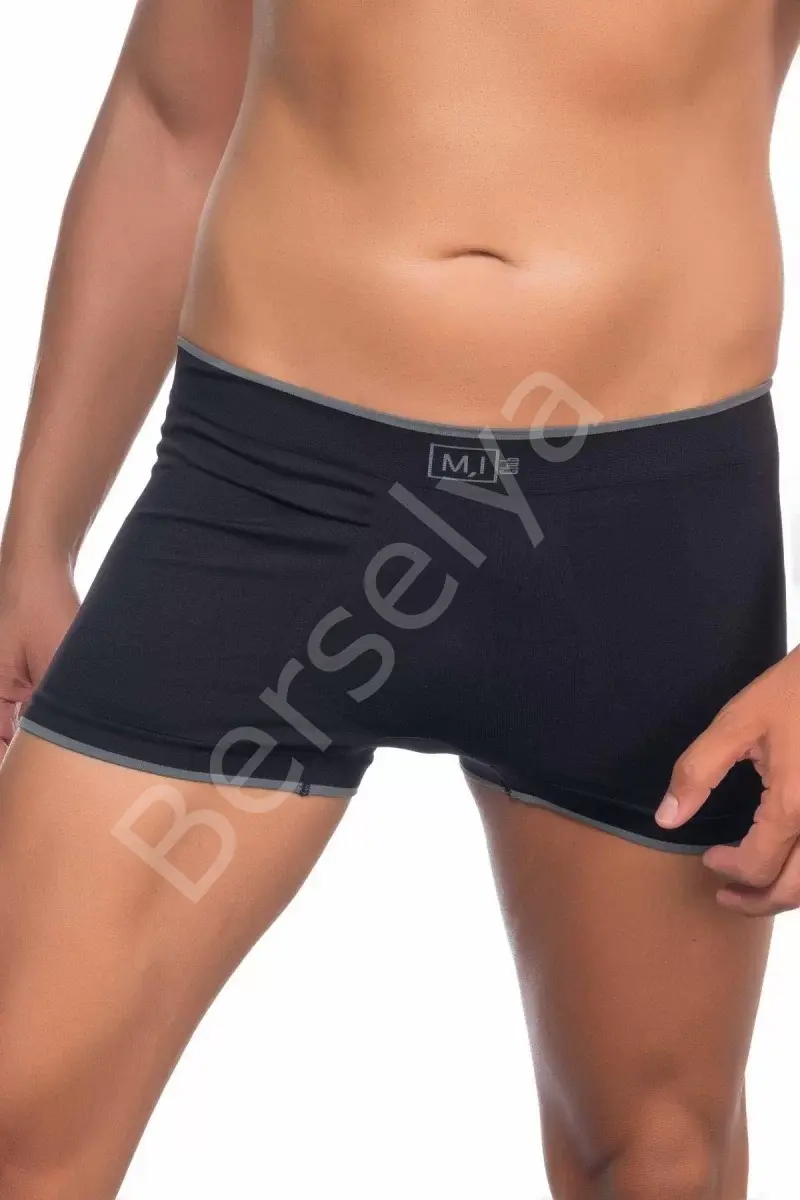 Siyah  2103 Soft Erkek Boxer