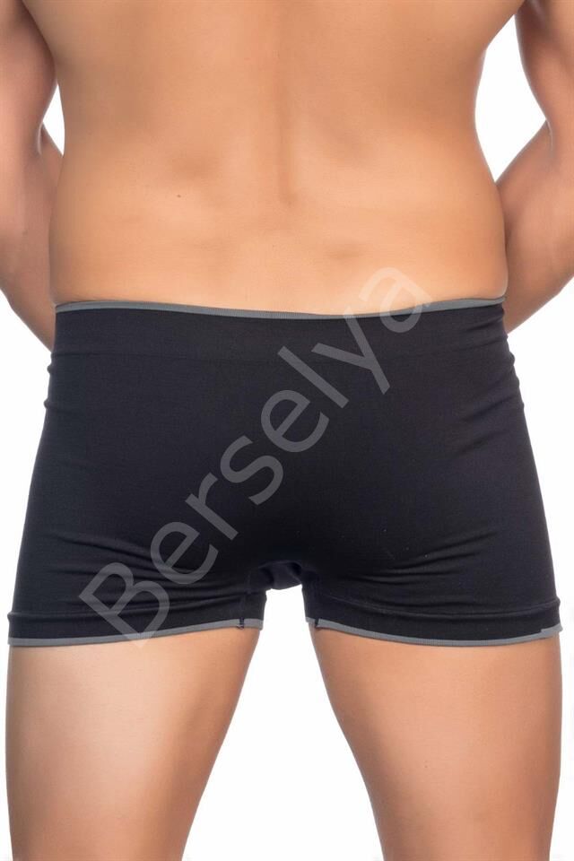Siyah Emay 2104 Soft Erkek  Boxer