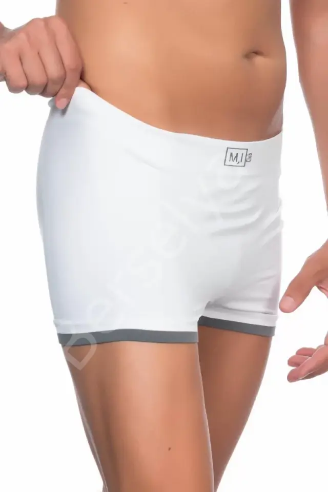 Beyaz  2104 Soft Erkek Boxer