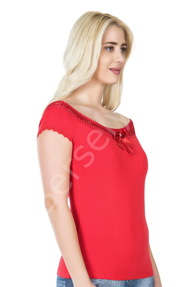 Dantelli Kadın Tişört 259
