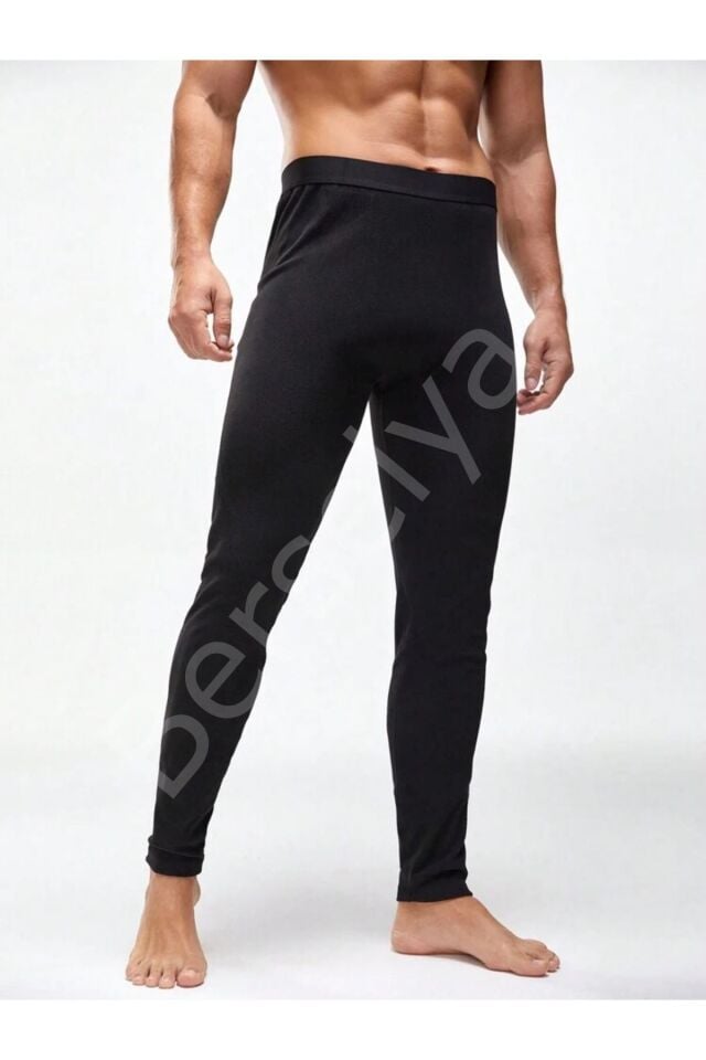 Siyah Erkek Termal İçlik Tayt