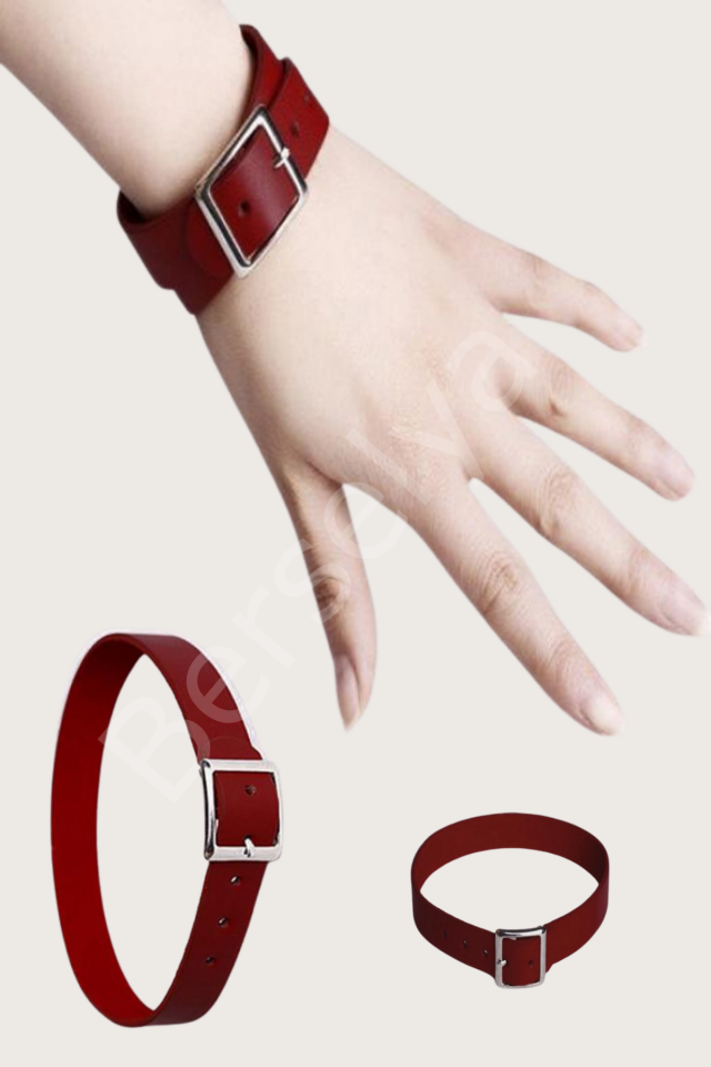 Kol Ve Boyun İçin Ayarlanabilen Şık Deri Boyun Aksesuarı 800793k