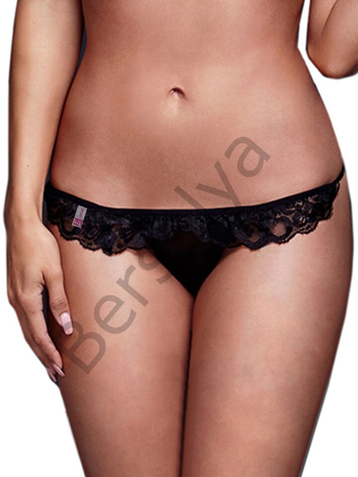 Büyük Beden Fantazi İç Giyim Dantelli Fantezi G String