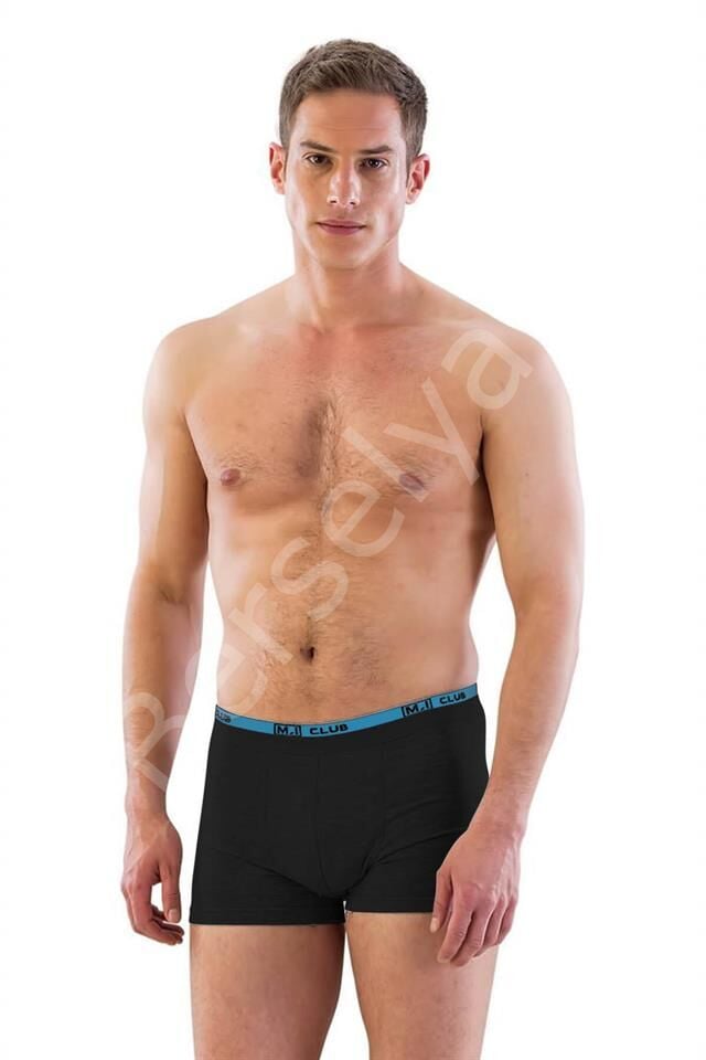 Siyah Emay 6950 Erkek  Boxer