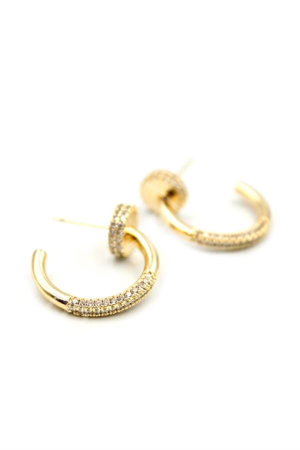 Çivi Küpe - Altın