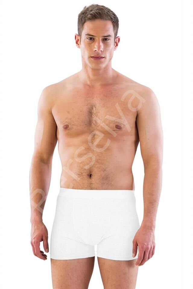 Beyaz Emay 6800 Erkek  Boxer