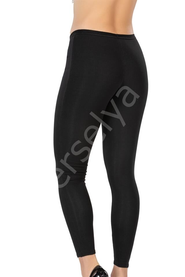 Siyah Emay 1434 Modal Cotton Termal Tayt