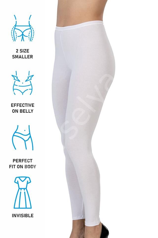 Beyaz Emay 1432 Modal Cotton Uzun Tayt