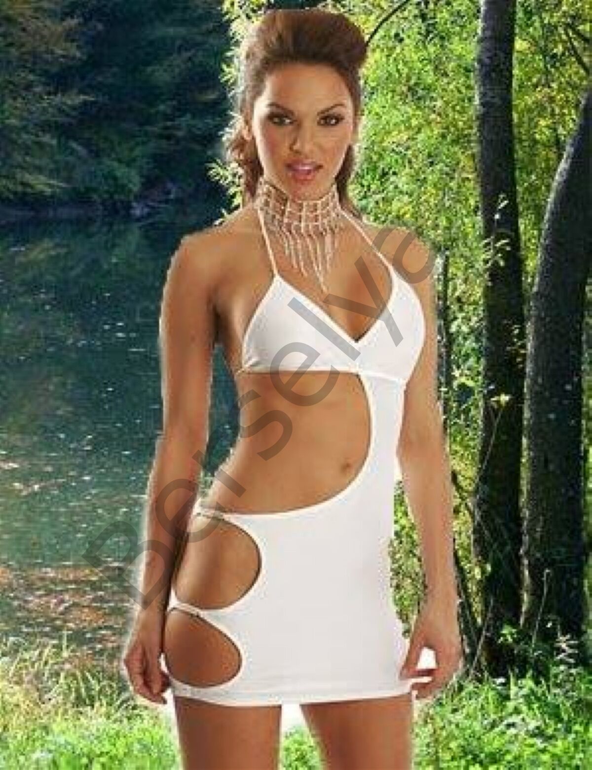 B060785 Dekolteli Seksi Elbise