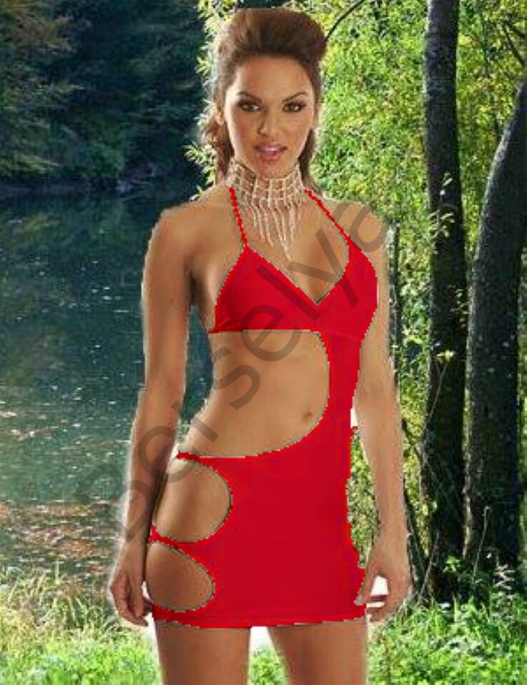 B060785 Dekolteli Seksi Elbise