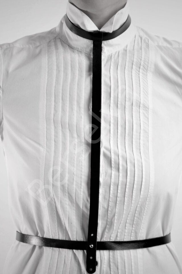 Günlük Sade Deri Harness 1113