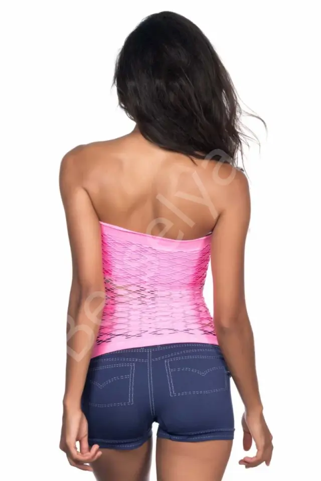 Pembe  5034 Fantazi Büstiyer Atlet Korse